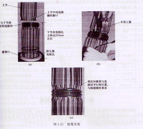 除尘器骨架现场安装使用常见问题